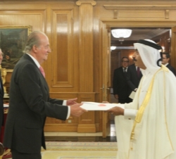 Su Majestad el Rey recibe las Cartas Credenciales del embajador del Estado de Qatar, Abdulrazzak Abduljalil A. N. Al-Abdulghani